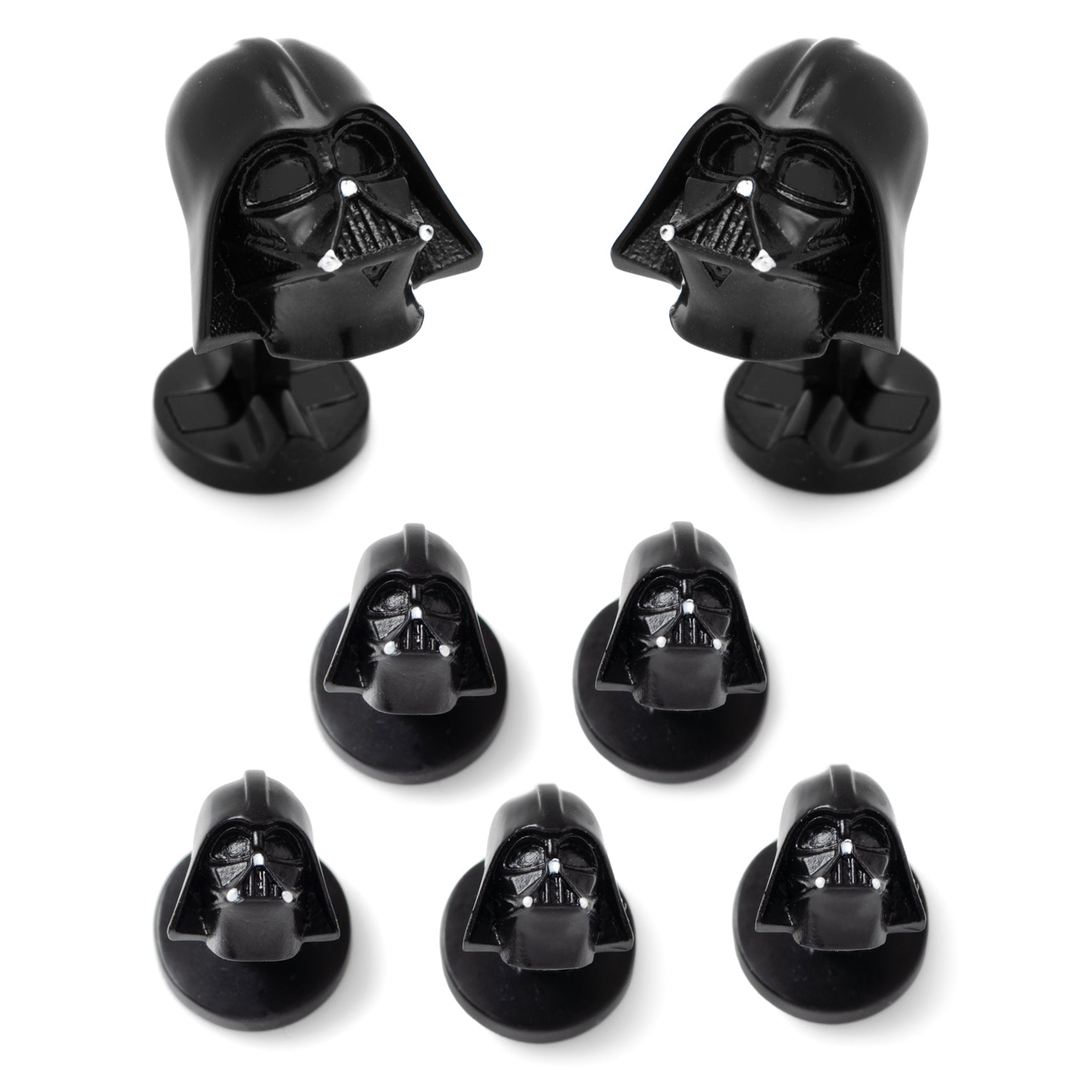 Star Wars Darth Vader 3D Cufflinks and 5-Stud Set by Cufflinks.com