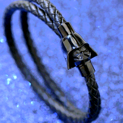 Star Wars Darth Vader Double Wrap Bracelet by Cufflinks.com