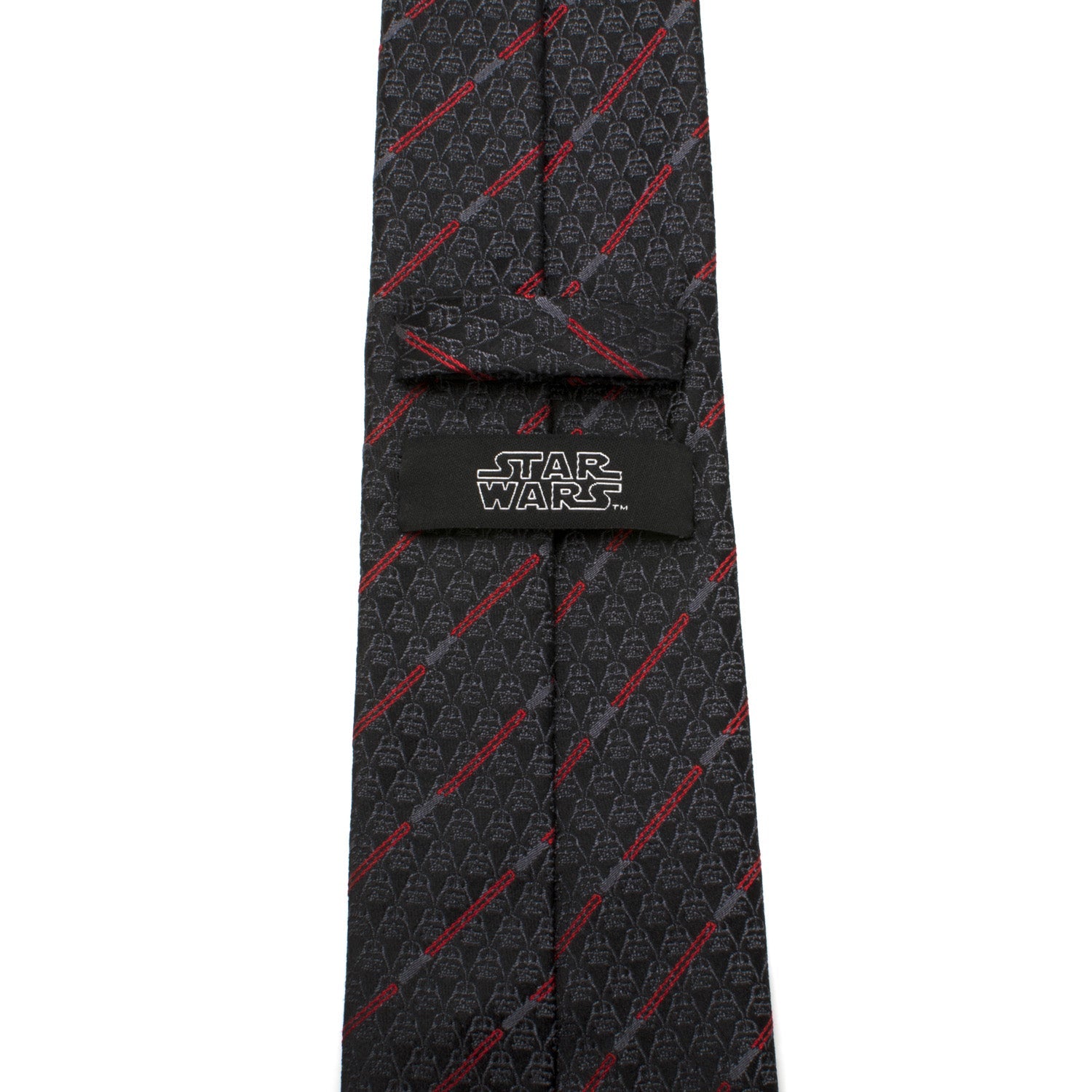Star Wars Darth Vader LIGHTSABER Black and Red Striped Tie by Cufflinks.com