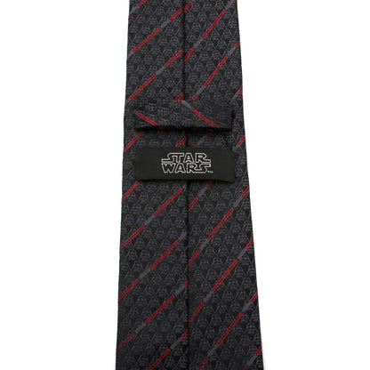 Star Wars Darth Vader LIGHTSABER Black and Red Striped Tie by Cufflinks.com