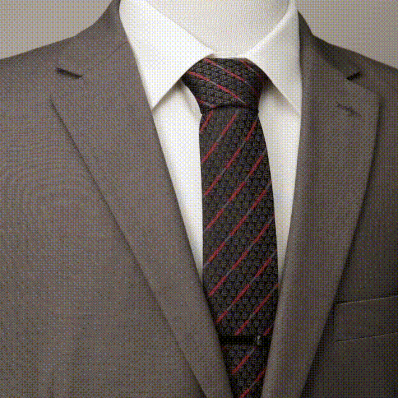 Star Wars Darth Vader LIGHTSABER Black and Red Striped Tie by Cufflinks.com