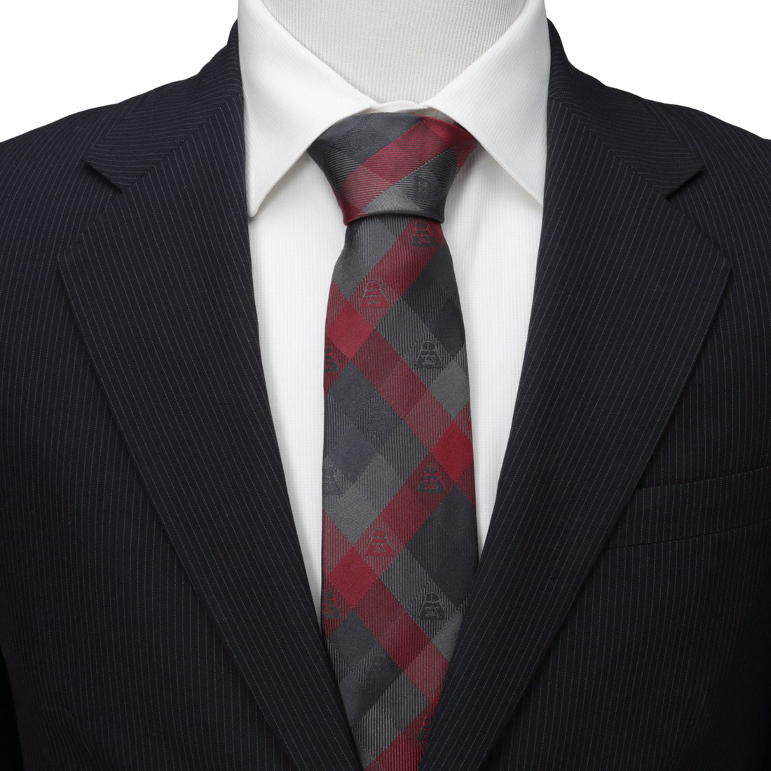 Star Wars Darth Vader Black and Red Plaid Tie by Cufflinks.com