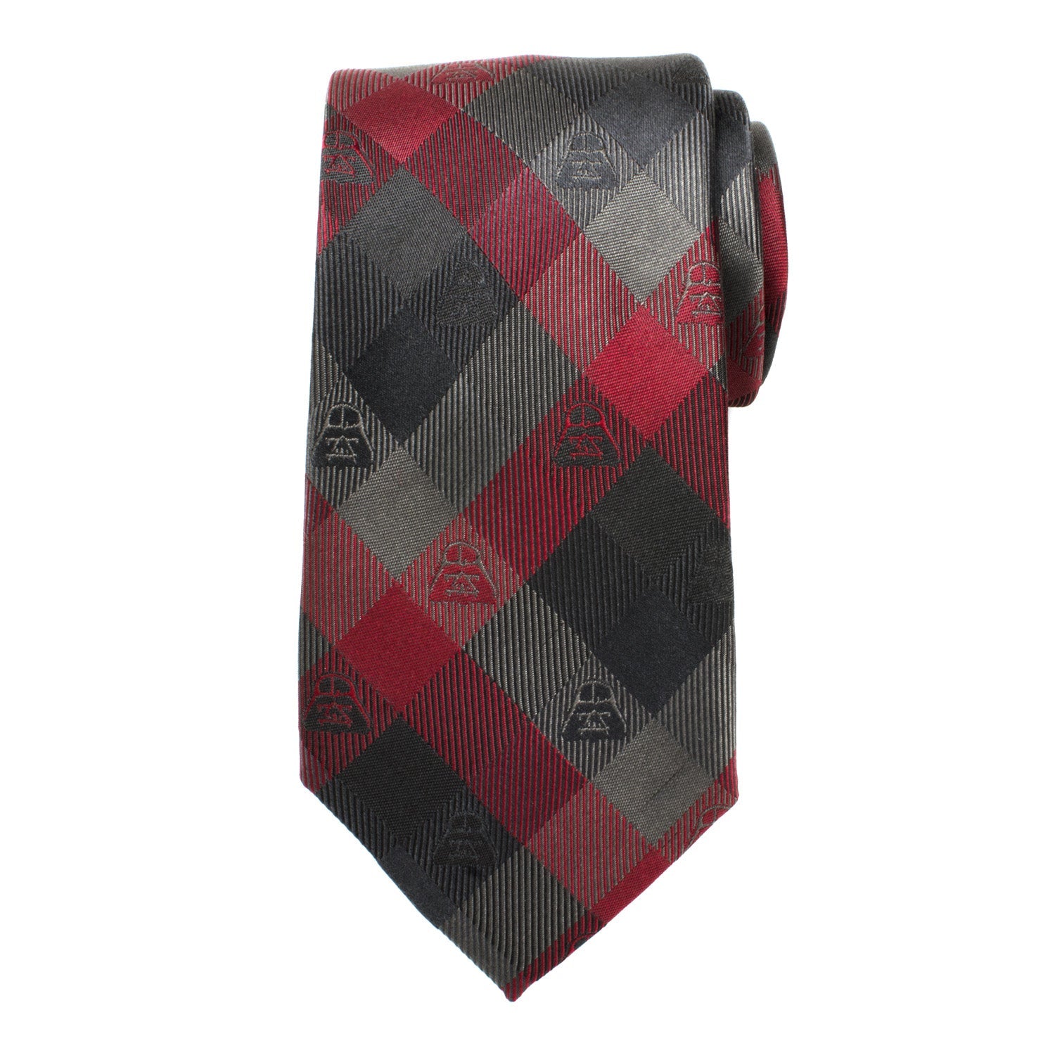 Star Wars Darth Vader Black and Red Plaid Tie by Cufflinks.com