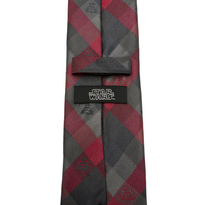 Star Wars Darth Vader Black and Red Plaid Tie by Cufflinks.com