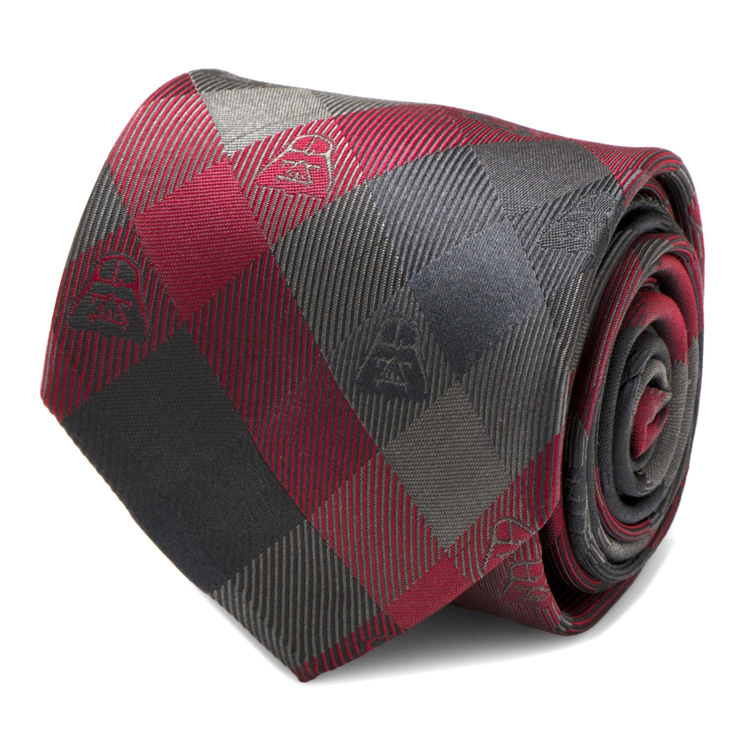 Star Wars Darth Vader Black and Red Plaid Tie by Cufflinks.com