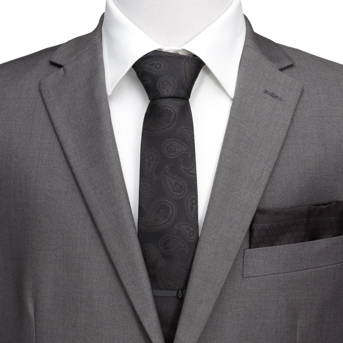 Star Wars Darth Vader Black Paisley Silk Tie by Cufflinks.com
