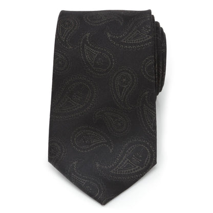 Star Wars Darth Vader Black Paisley Silk Tie by Cufflinks.com