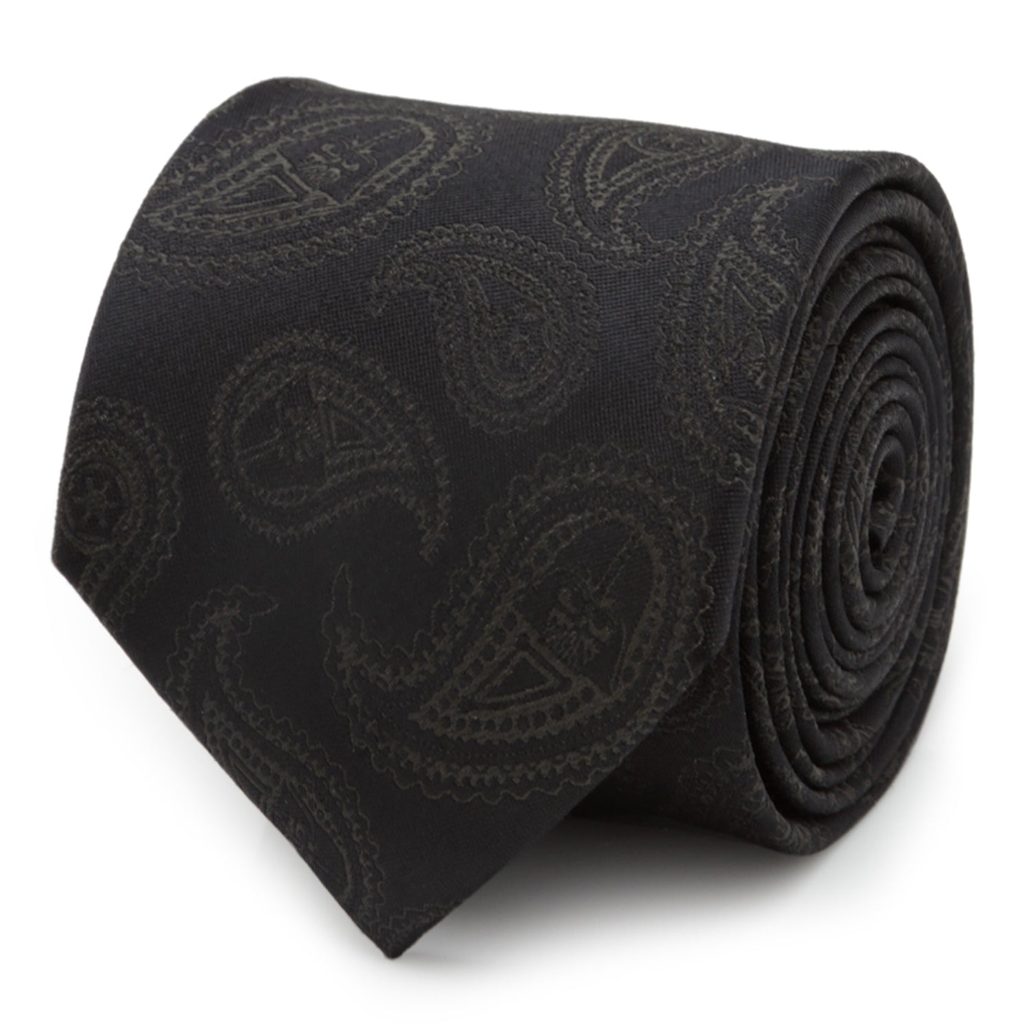 Star Wars Darth Vader Black Paisley Silk Tie by Cufflinks.com