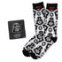 Star Wars Darth Vader White Dress Socks and Lapel Pin Gift Set by Cufflinks.com