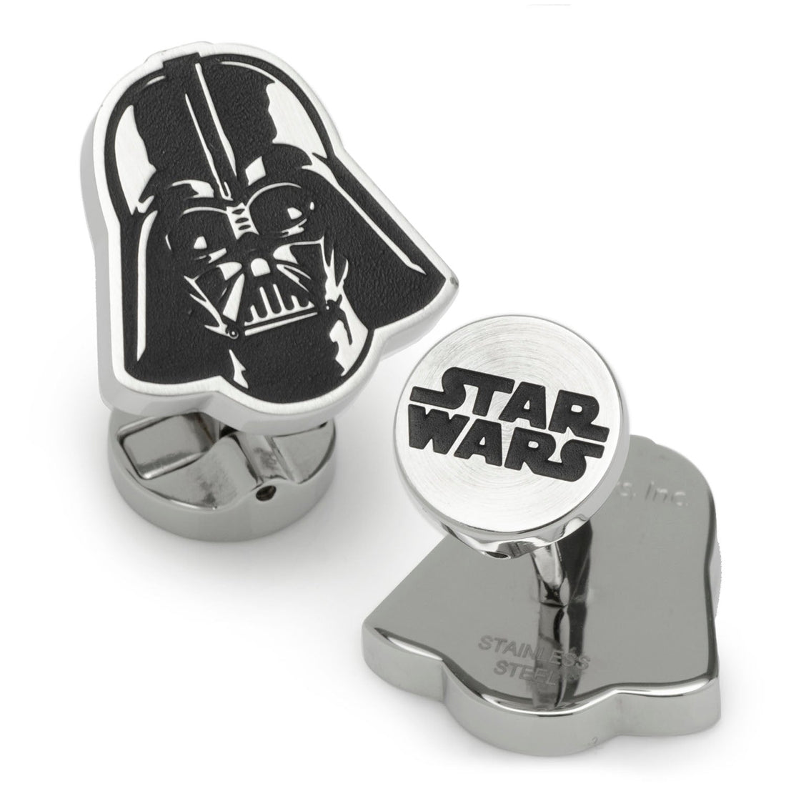Star Wars Darth Vader Stainless Steel Printed Cufflinks by Cufflinks.com