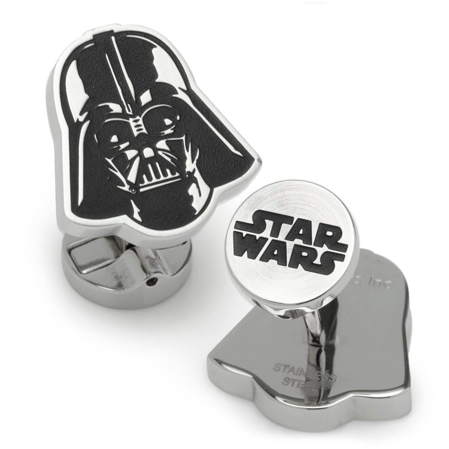 Star Wars Darth Vader Stainless Steel Printed Cufflinks by Cufflinks.com