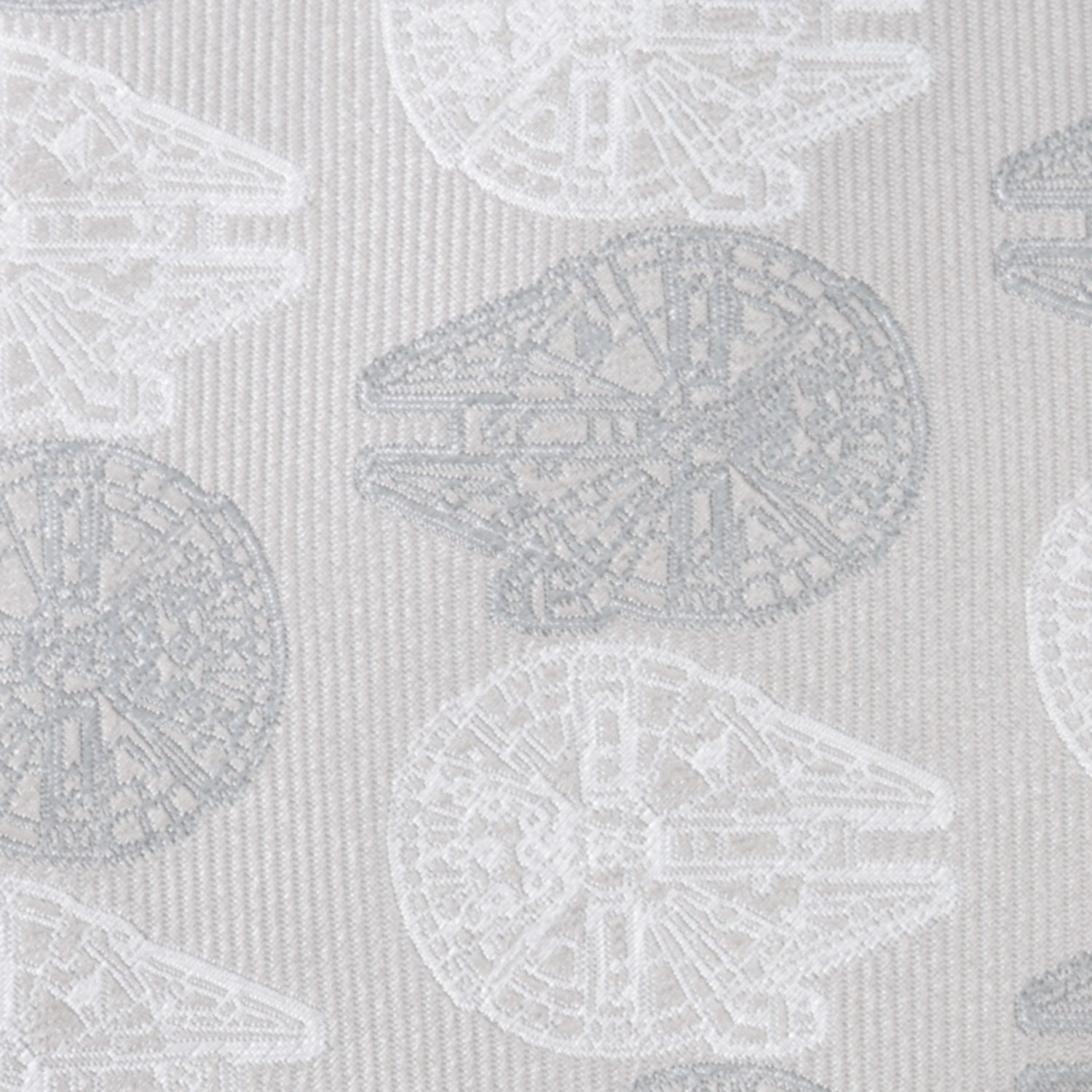 Star Wars Millennium Falcon White and Gray Checkered Tie  DestGlow