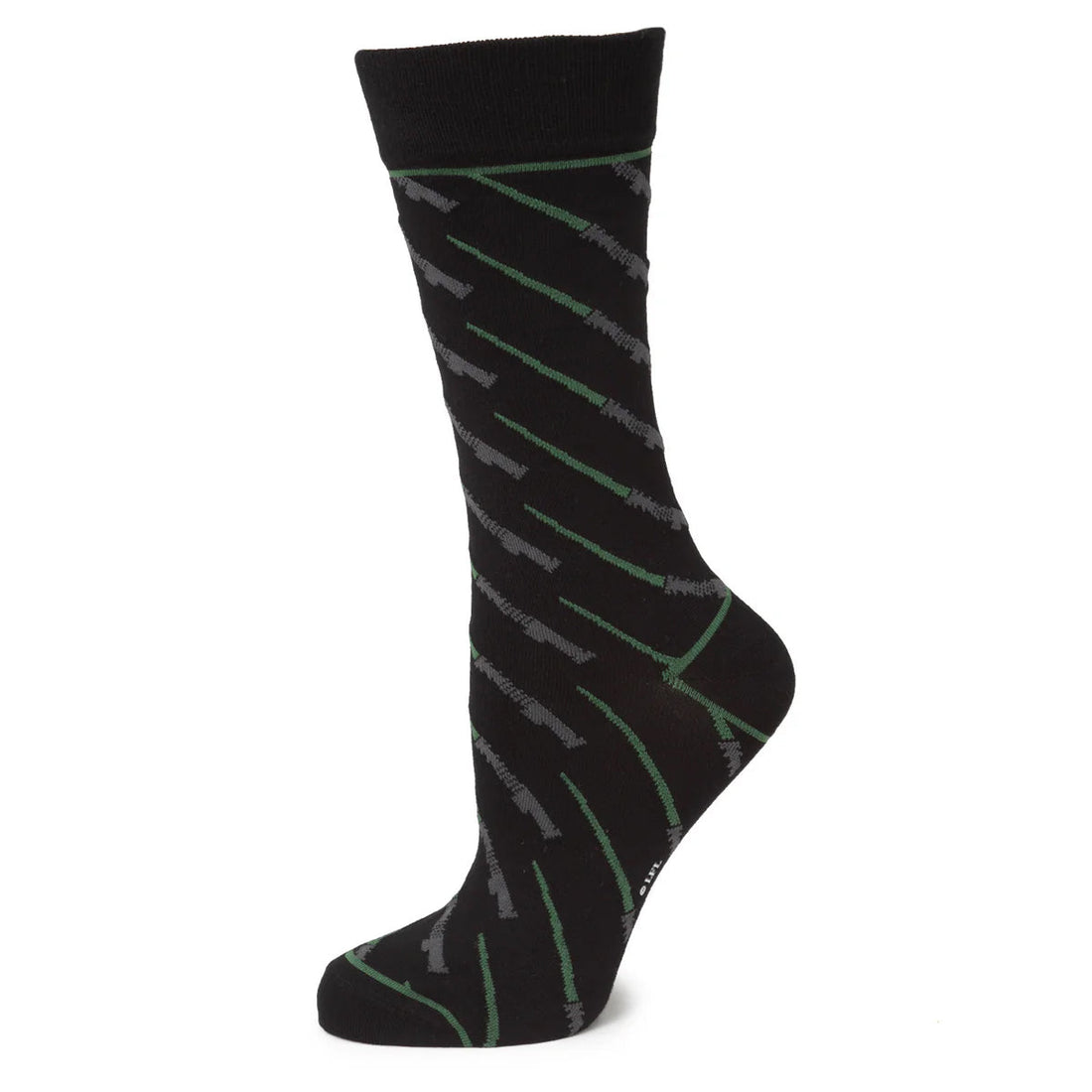 Star Wars Green LIGHTSABER Dress Socks with Jedi Crest Lapel Pin Gift Set  DestGlow
