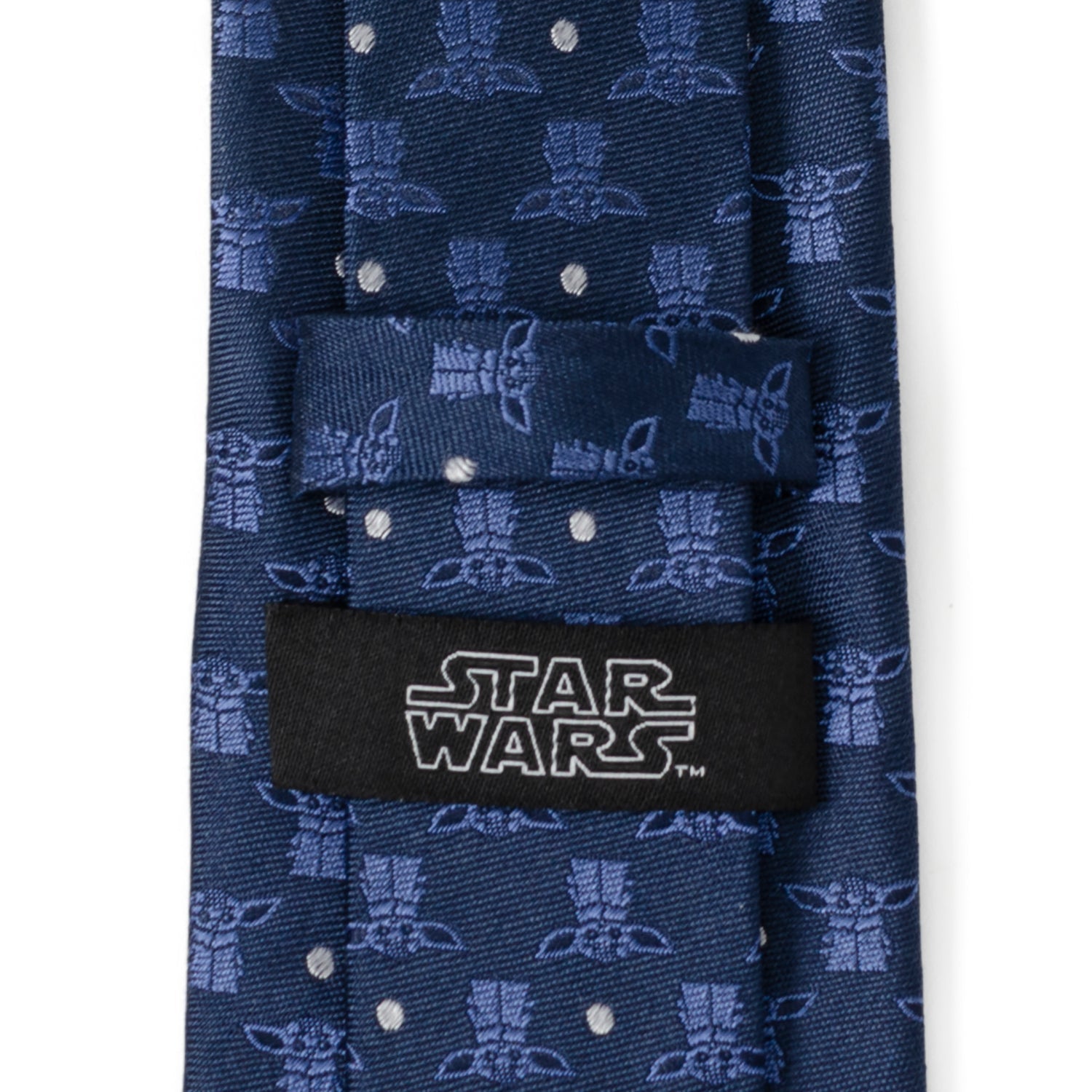 Star Wars Grogu Navy Blue Tie by Cufflinks.com