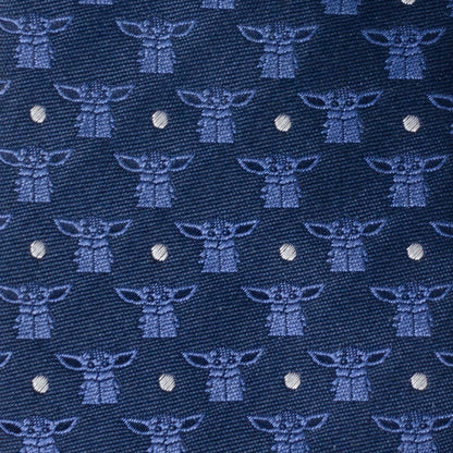 Star Wars Grogu Navy Blue Tie by Cufflinks.com