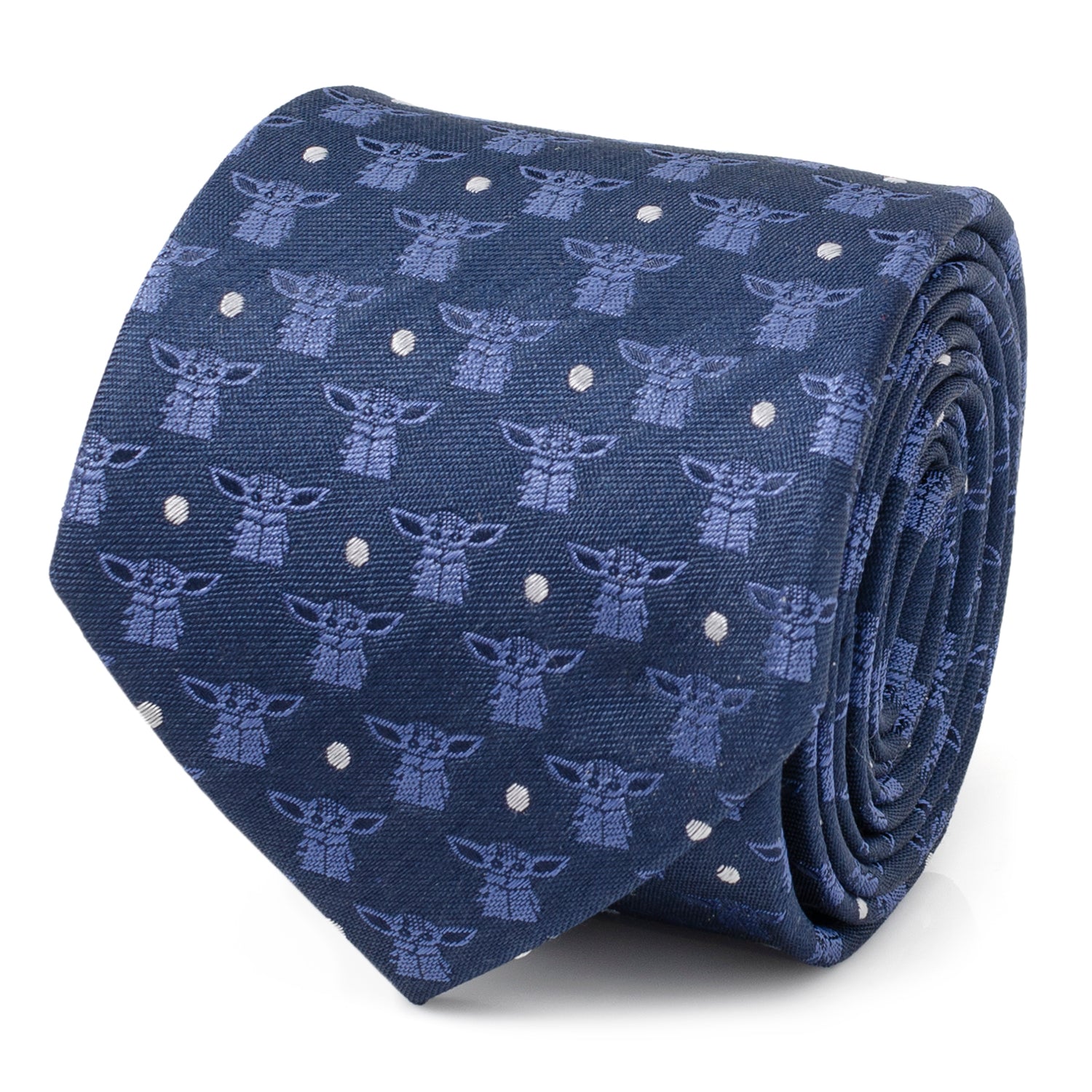 Star Wars Grogu Navy Blue Tie by Cufflinks.com