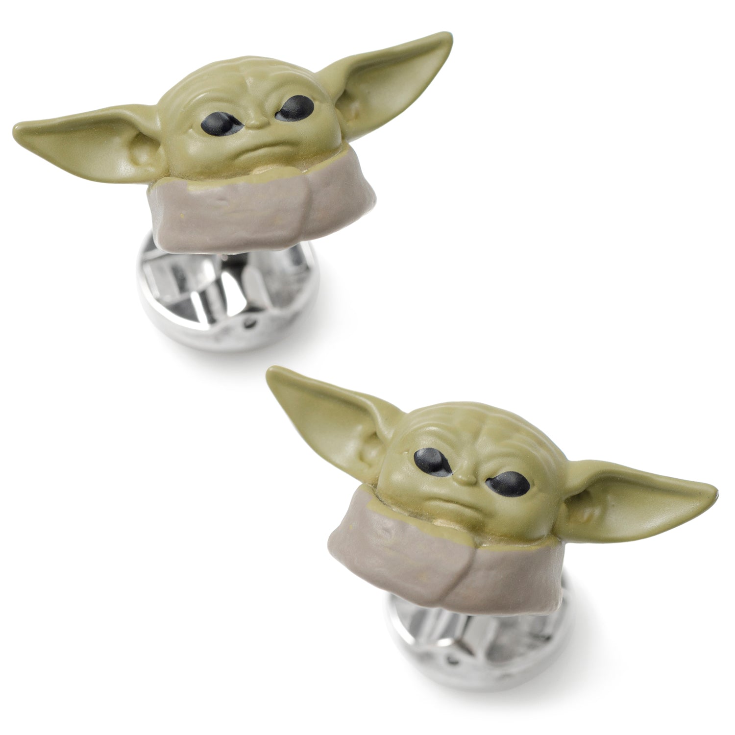 Star Wars Grogu 3D Cufflinks and 5-Stud Set by Cufflinks.com