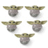 Star Wars Grogu 3D 5-Studs by Cufflinks.com