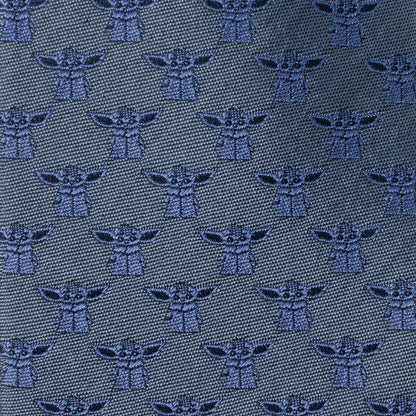 Star Wars Grogu Blue Tonal Tie 