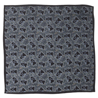 Star Wars Grogu Outline Navy Blue Pocket Square by Cufflinks.com