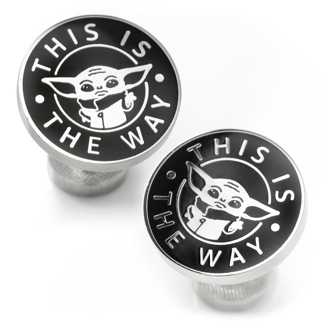 Star Wars Grogu "This Is The Way" Cufflinks by Cufflinks.com
