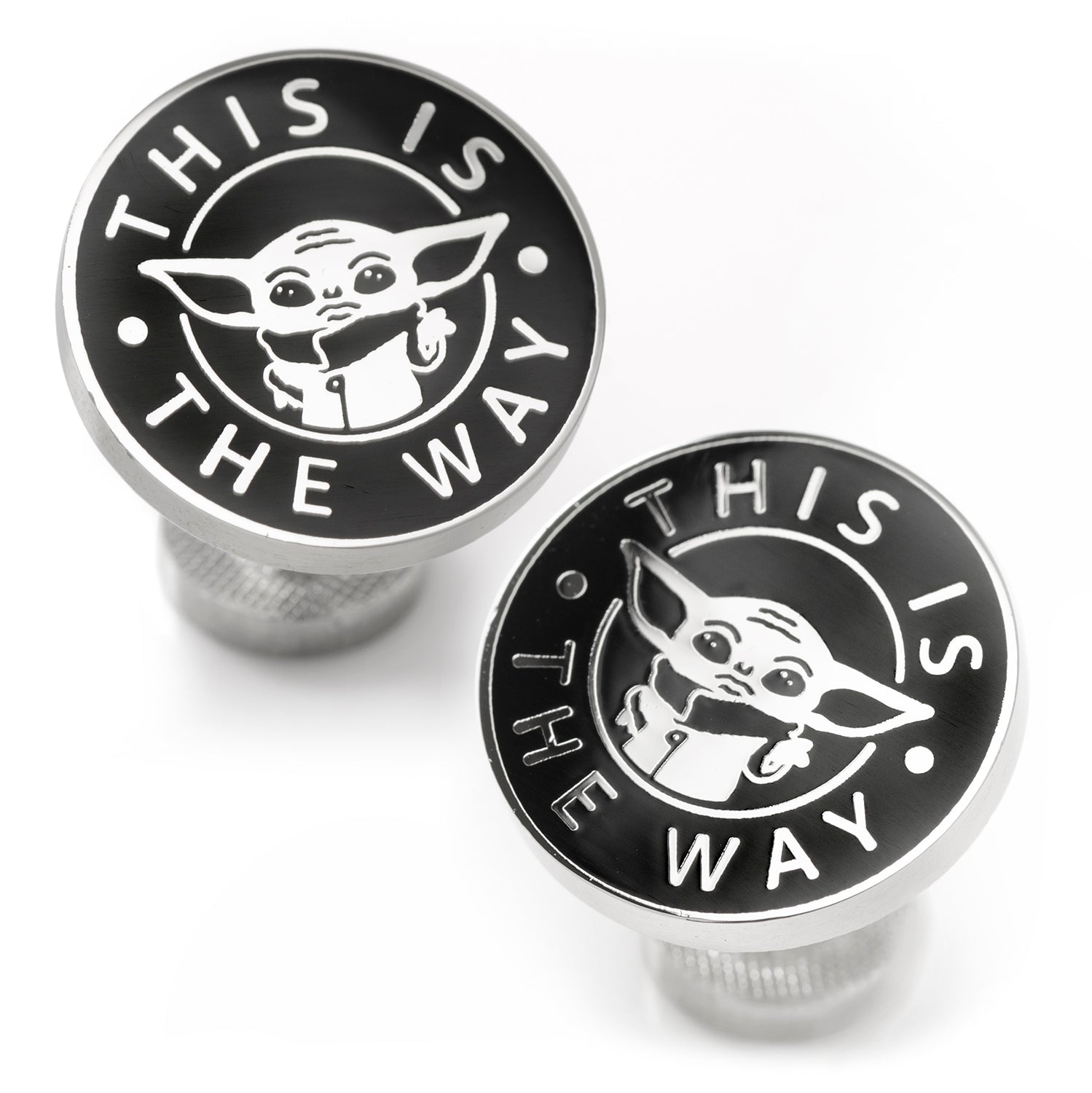 Star Wars Grogu "This Is The Way" Cufflinks by Cufflinks.com