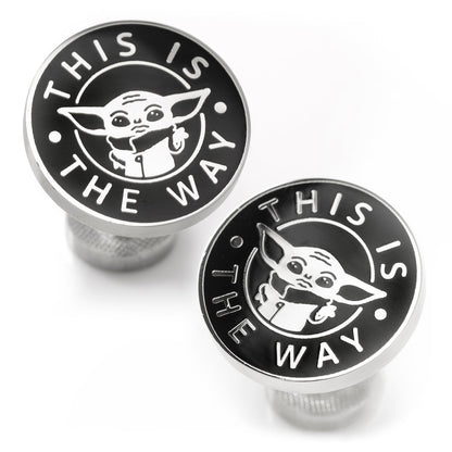 Star Wars Grogu "This Is The Way" Cufflinks by Cufflinks.com