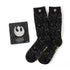 Star Wars Hyperspace Black Dress Socks and Rebel Crest Lapel Pin Gift Set by Cufflinks.com