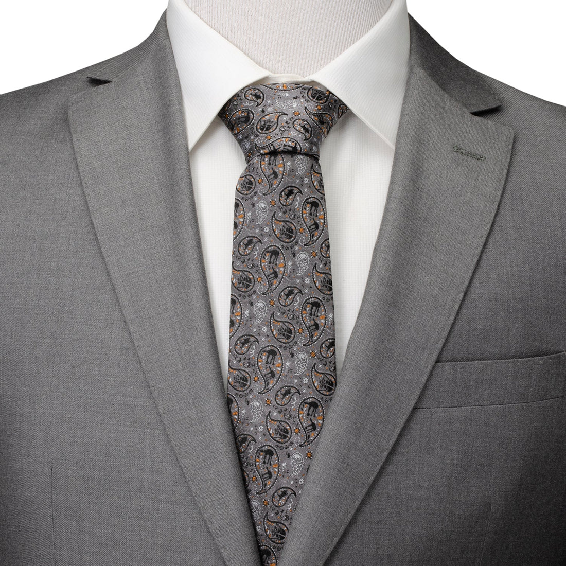 Star Wars Battle of Hoth Paisley Gray Tie by Cufflinks.com