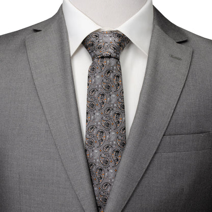 Star Wars Battle of Hoth Paisley Gray Tie by Cufflinks.com