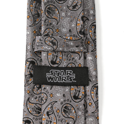 Star Wars Battle of Hoth Paisley Gray Tie by Cufflinks.com