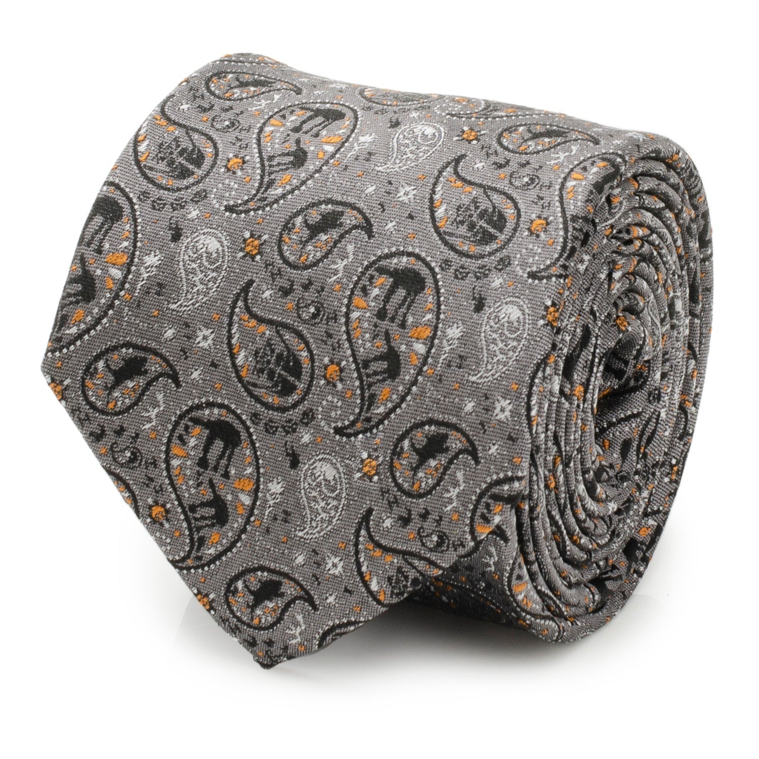 Star Wars Battle of Hoth Paisley Gray Tie 