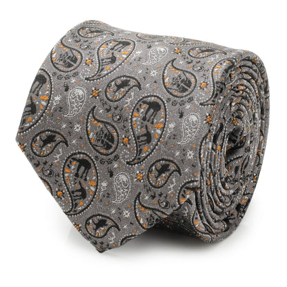 Star Wars Battle of Hoth Paisley Gray Tie by Cufflinks.com