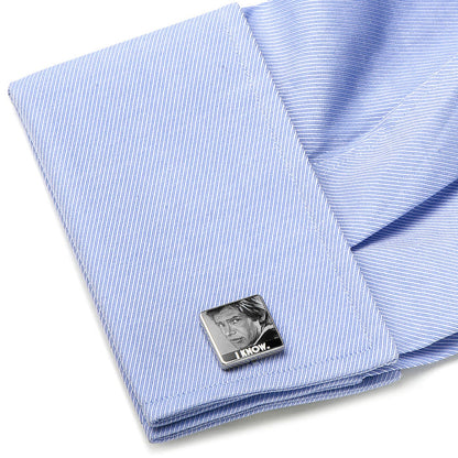 Star Wars Princess Leia and Han Solo "I Love You / I Know" Photo Cufflinks by Cufflinks.com