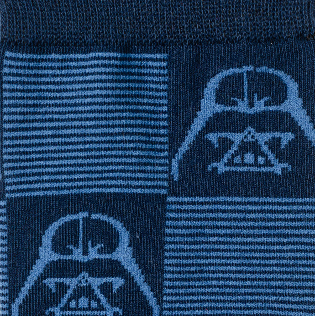 Star Wars Darth Vader Navy and Black Checkered Socks with Imperial Crest Lapel Pin Gift Set by Cufflinks.com