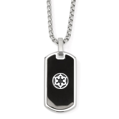 Star Wars Imperial and Rebel Starbird Crest Dog Tag Necklace by Cufflinks.com