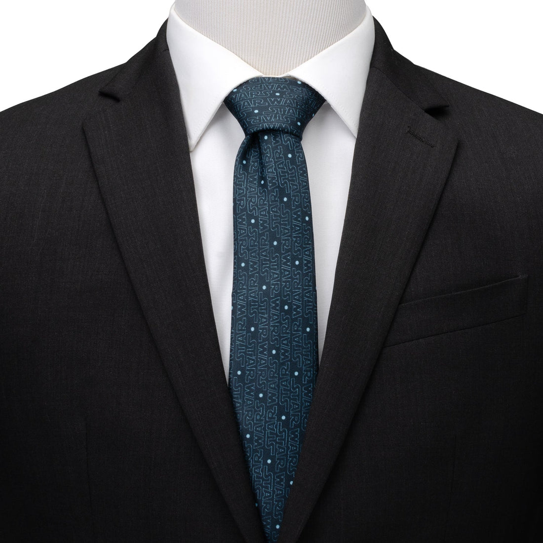 Star Wars Logo Blue Tie by Cufflinks.com