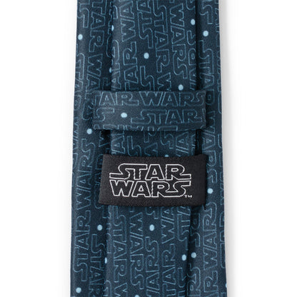 Star Wars Logo Blue Tie by Cufflinks.com