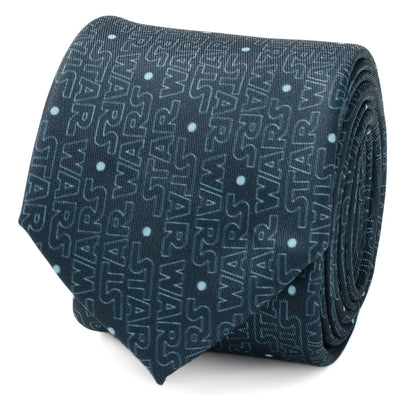 Star Wars Logo Blue Tie by Cufflinks.com