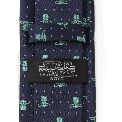 Star Wars Mandalorian and Grogu Ties Father and Son Gift Set by Cufflinks.com