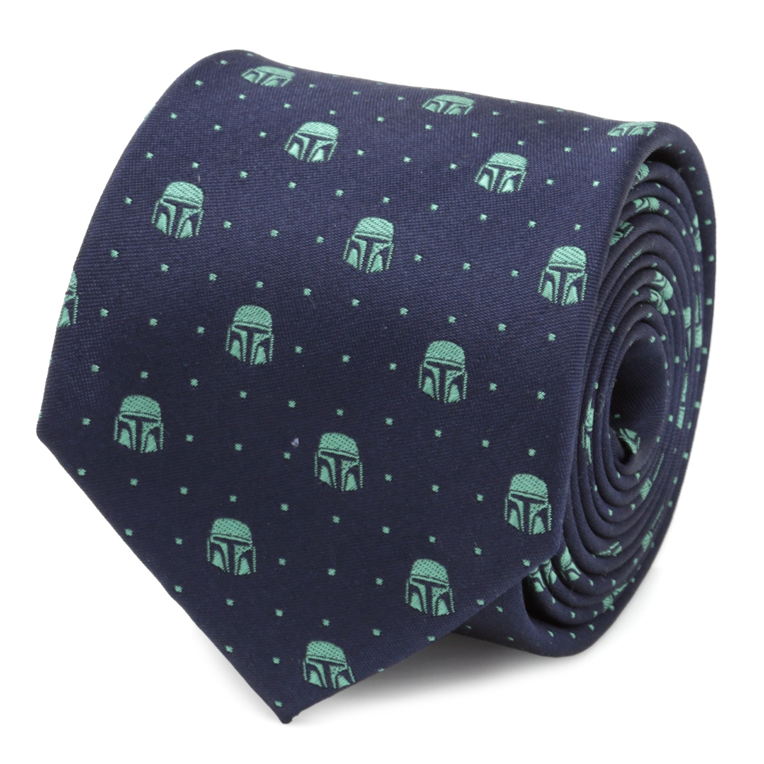 Star Wars Mandalorian and Grogu Zipper Tie Father and Son Gift Set by Cufflinks.com