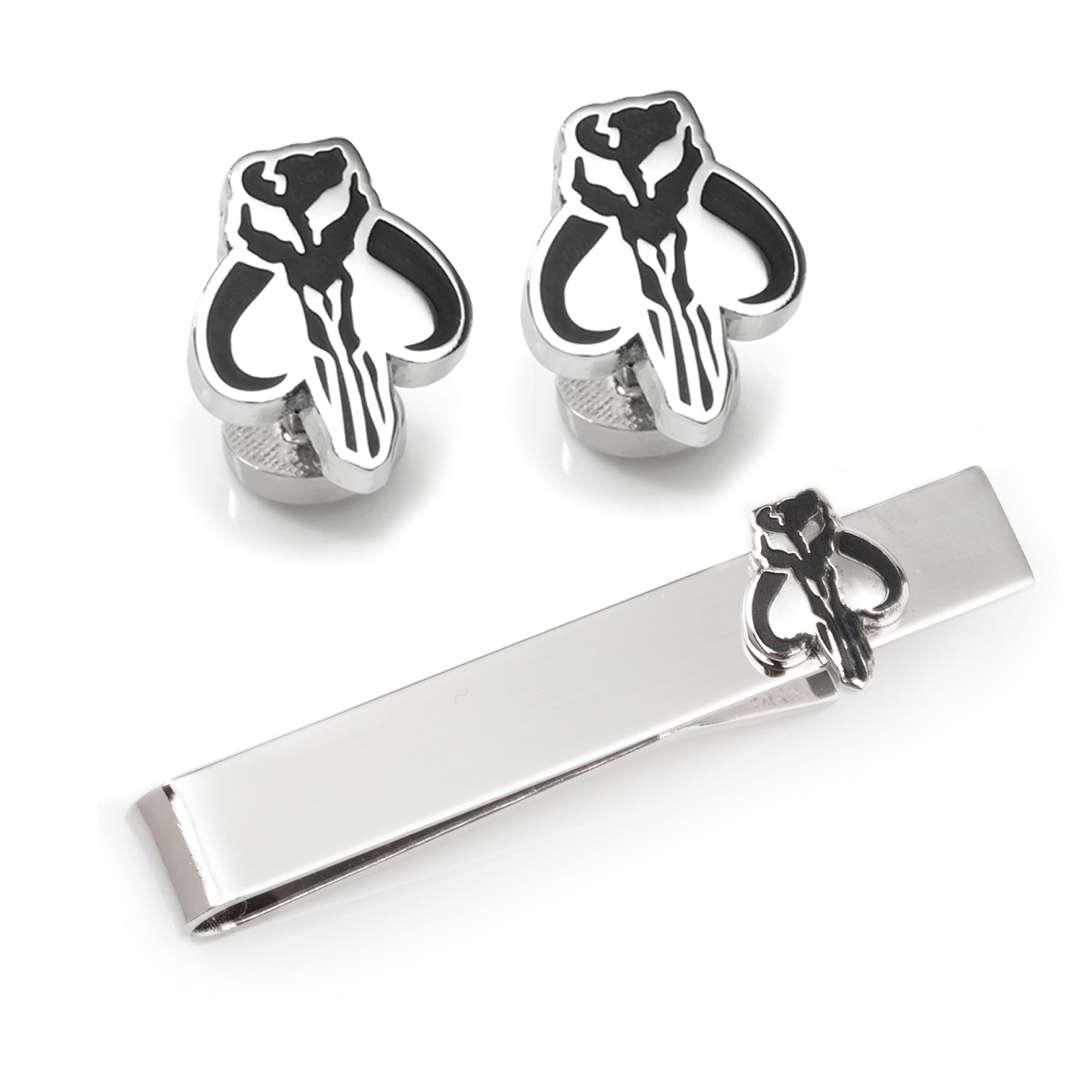 Star Wars Mandalorian Mythosaur Cufflinks and Tie Bar Gift Set