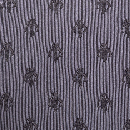 Star Wars Mandalorian Mythosaur Gray Silk Tie by Cufflinks.com