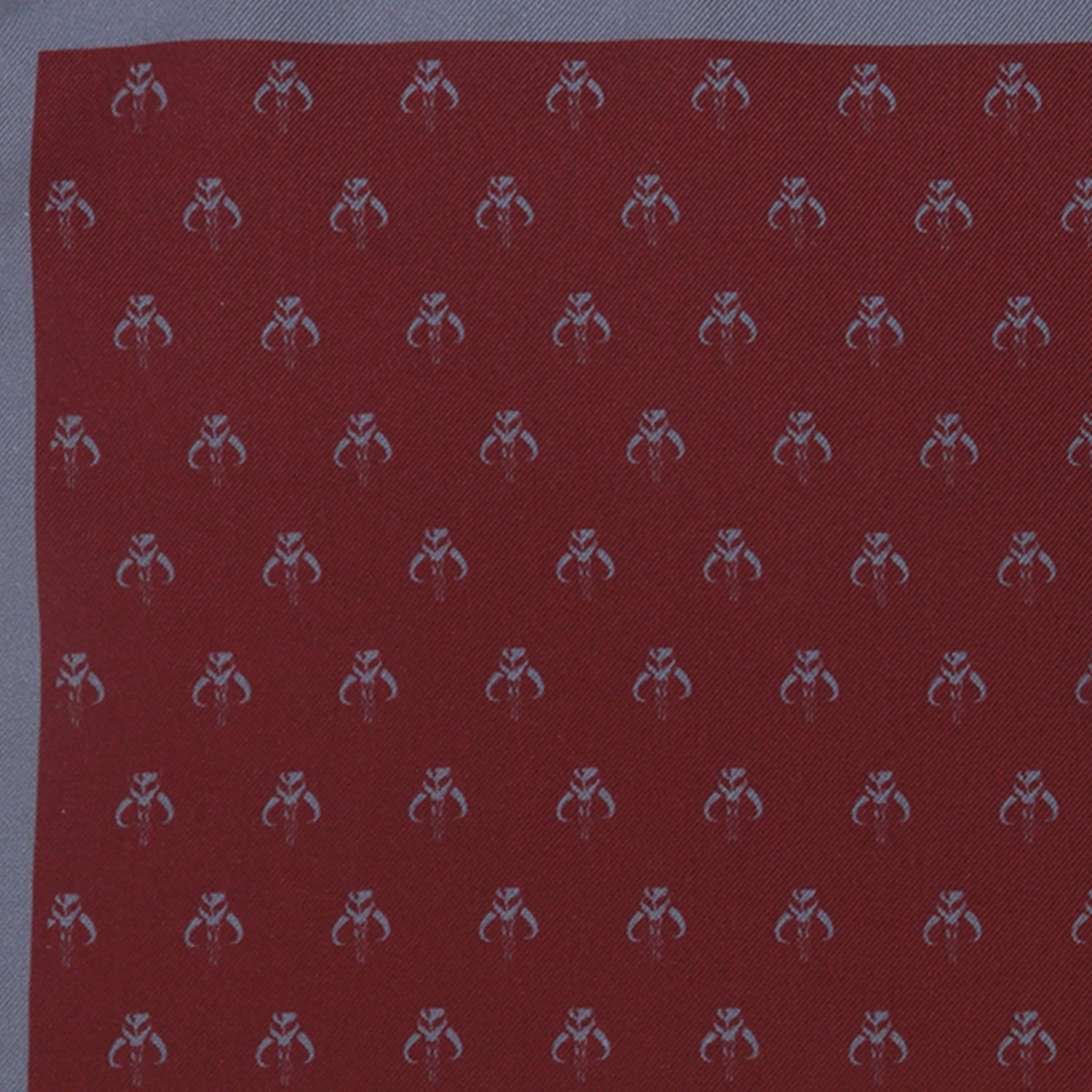 Star Wars Mandalorian Red Silk Pocket Square by Cufflinks.com