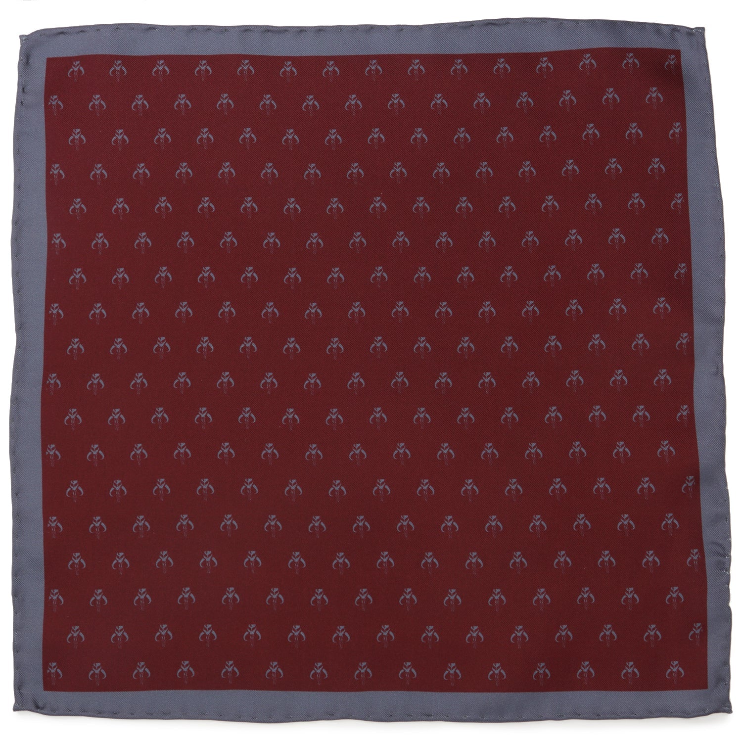 Star Wars Mandalorian Red Silk Pocket Square by Cufflinks.com