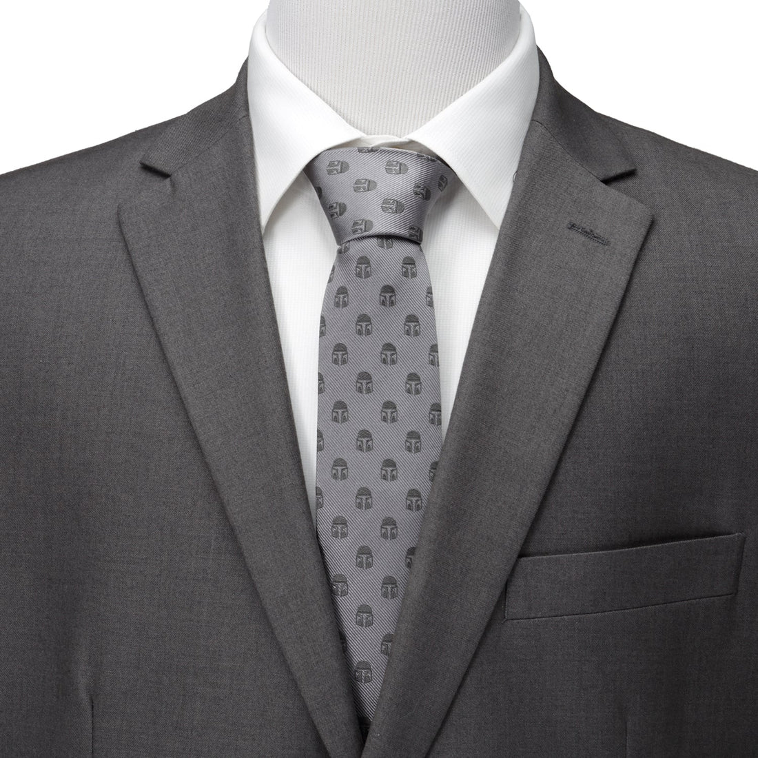 Star Wars Mandalorian Gray Tie by Cufflinks.com
