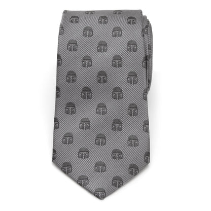 Star Wars Mandalorian Gray Tie by Cufflinks.com
