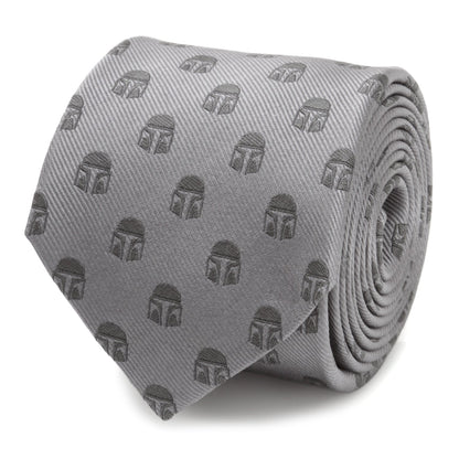 Star Wars Mandalorian Gray Tie by Cufflinks.com