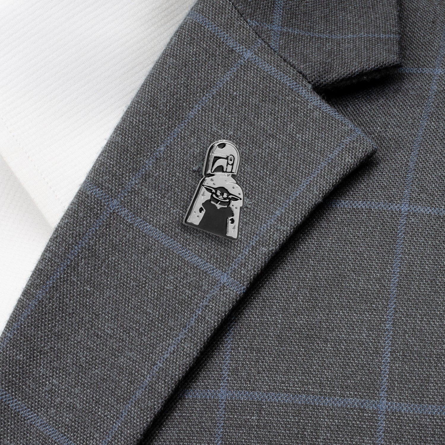 Star Wars Mandalorian and Grogu Lapel Pin by Cufflinks.com