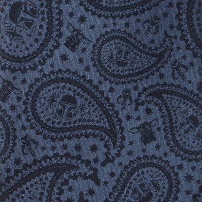 Star Wars Mandalorian and Grogu Navy Paisley Tie by Cufflinks.com
